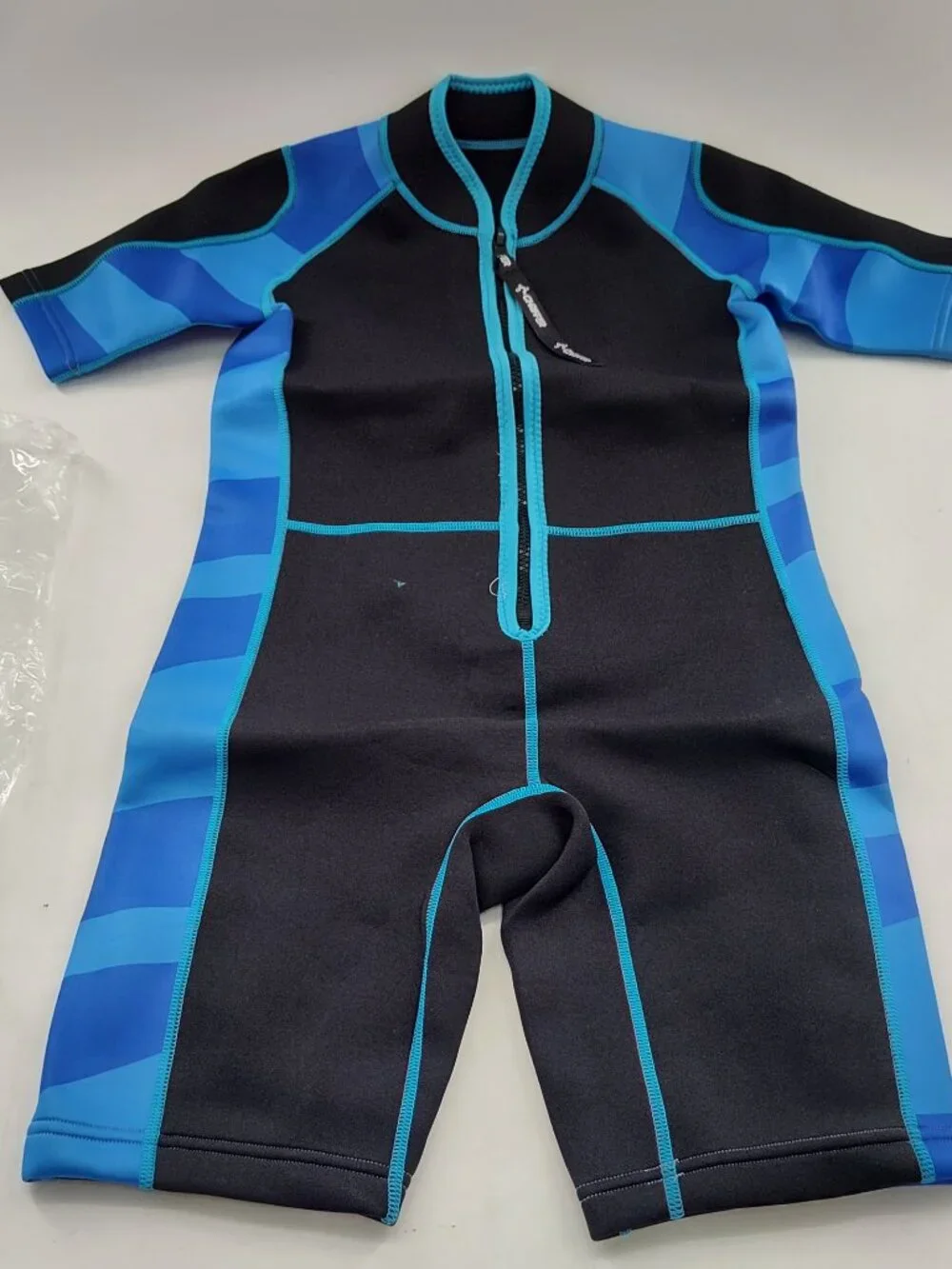 Chriffer Wetsuit Kids Black/Blue Size XL